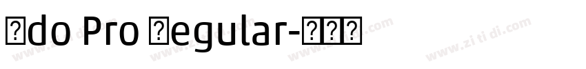 Edo Pro Regular字体转换